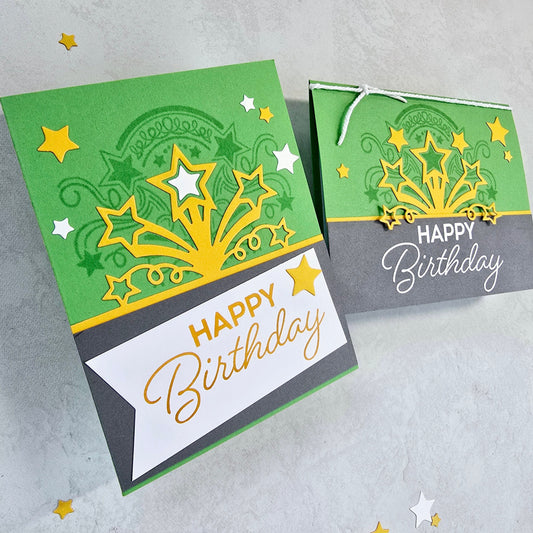 Birthday Card - Starburst Celebration