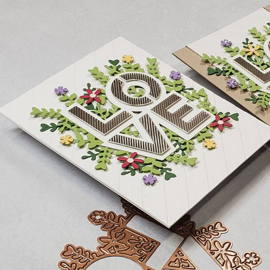 Wedding & Anniversary Card - Bright Floral Love