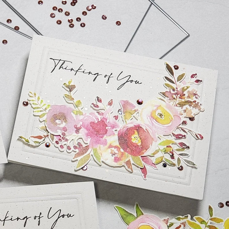 Thinking of You - Watercolor Florals