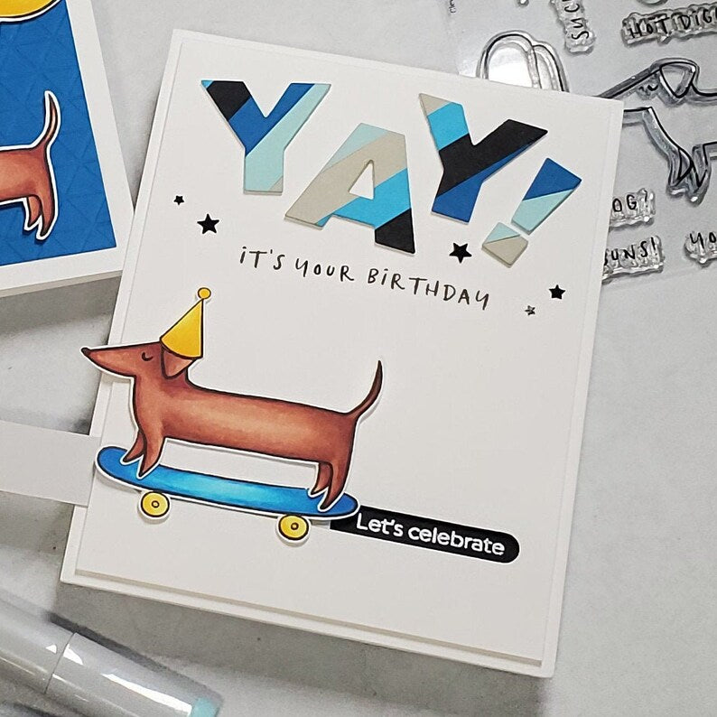 Birthday Card - Interactive Dog