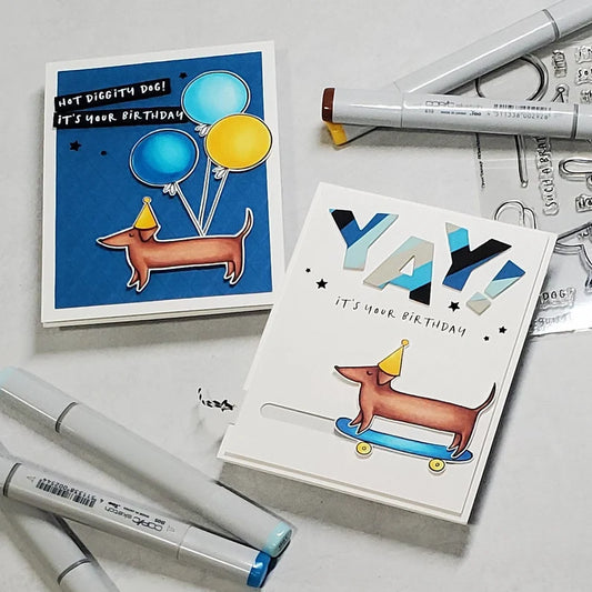 Birthday Card - Interactive Dog