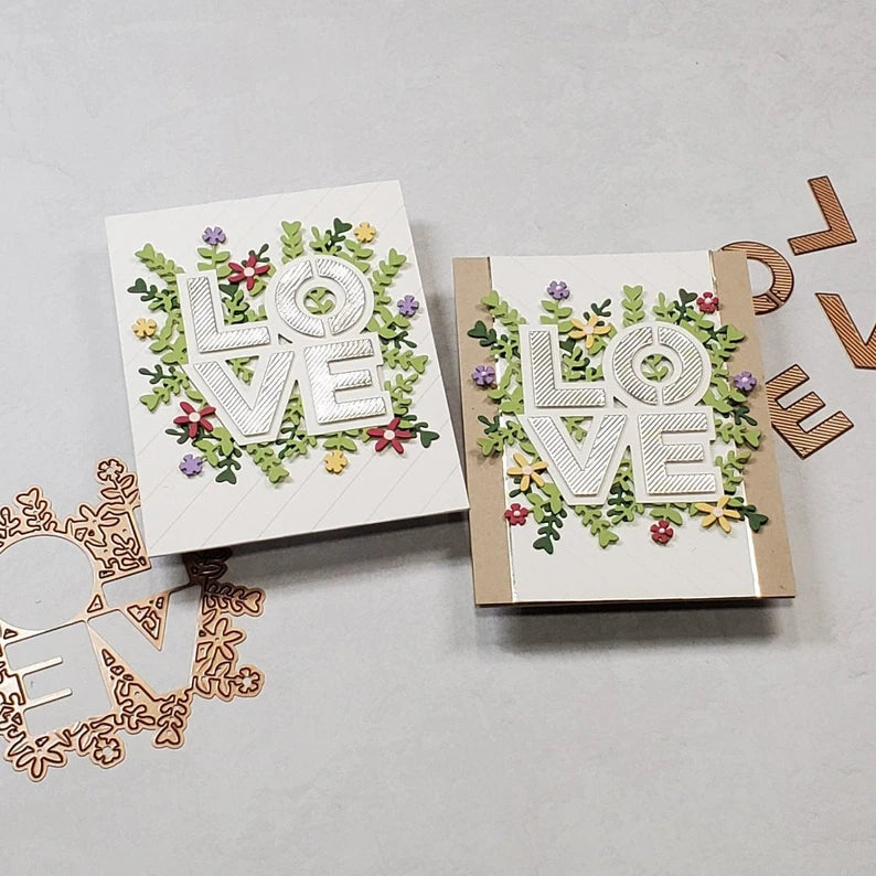 Wedding & Anniversary Card - Bright Floral Love