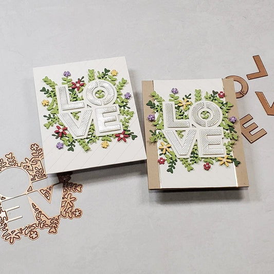 Wedding & Anniversary Card - Bright Floral Love