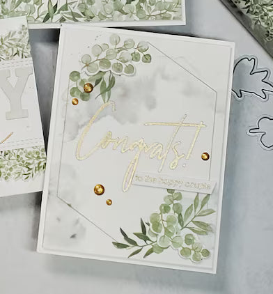 Birthday and Celebration Cards - Eucalyptus Garlands