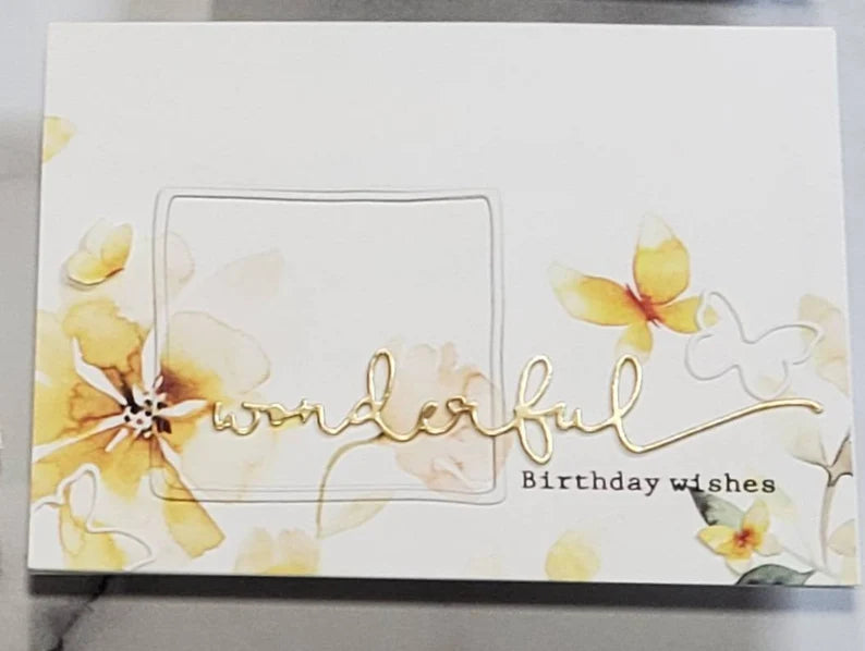 Wedding and Sympathy Cards - Watercolor Butterfly Cards